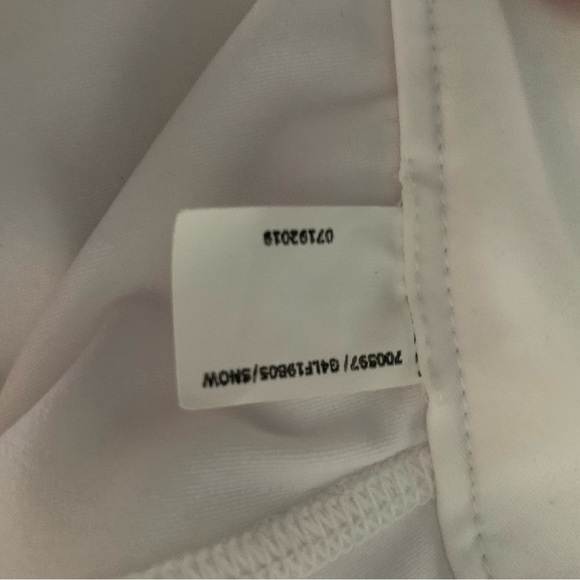 G/FORE White Mini Skirt with Black and Red Trim - Picture 5 of 8